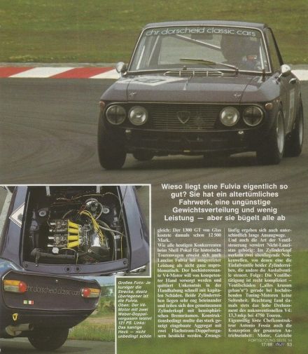 Lancia Fulvia HF.